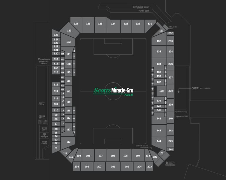 SMG Seating Map